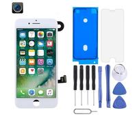 High-Tech Place Ecran LCD Complet + Une caméra Frontale pour iPhone 7 (Noir)