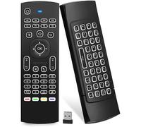 High-Tech Place MX3-L White Backlit Version 2.4 GHz Fly Air Mouse Wireless Keyboard Contrôle