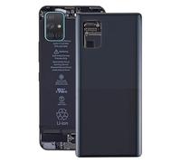 High-Tech Place pour Galaxy A71 5G SM-A716 Batterie Couverture Arrière (Noir)