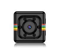 High-Tech Place SQ11 Mini DV HD 480p 6 LEDs Sport Enregistreur Caméra avec détenteur, Détection du Moniteur de Support et Carte de Vision Nocturne IR (Black)