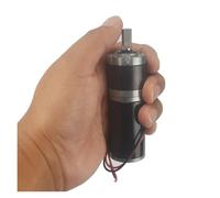 High Torque Long Life Low Noise Metal Steel Pipe Planet Reducer 32mm Diameter DC 12V 24V Planetary Gear electronic starter IINKUEYK(22 RPM_24V-8MM SHAFT)