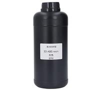 High Toughness 3D Printer Material 1000ml | Low Shrinkage & Fast Curing Photopolymer for Large Creations | Curing Material for LCD/DLP/SLA Printers | 28Mpa Tensile Strength, (Grey)