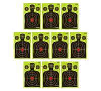 High Visibility Shots Paper Splatter Targets | 10 Pieces 18 x 12 pouces Splatter Targets For Outdoor Practice Competition Daily Training Team Activity Recreation Kids Adults