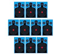 High Visibility Shots Paper - Splatter Targets | 10 Pieces 18x12 inch Splatter Targets for Outdoor Practice Competition Daily Training Team Activity Recreation Kids Adults