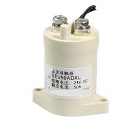 High Voltage 5-1000V 50A Contactor Power Relay SEV50ADXL Coil 12V 24V 36V 48V 60V 72V for Charging Piles Vehicles(Coli Voltage 12VDC)