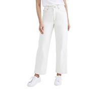 High Waist Jean Cut Straight High Straight White Garment Dye 30 -