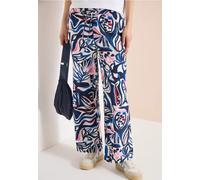 High Waist Wide Leg Pantalon avec imprimé
