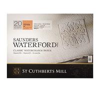 St Cuthberts Mill – Bloc aquarelle Saunders Waterford satiné 20 f. 41×31 cm 300 g/m² blanc naturel