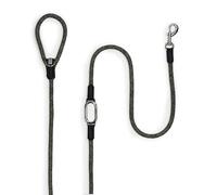High5Dogs, Laisse d'épaule Ergonomique pour Chien, 250 cm, Design Moderne et élégant, résistante et Durable, Facile à Nettoyer, Couleur Noire, 7 mm, Modèle Leisure Clic