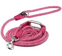 High5Dogs, Laisse d'épaule Ergonomique pour Chien, 250 cm, Rose, légère et Durable, idéale pour promenades en Milieu Urbain ou Nature, Facile à Nettoyer 7mm, Modèle Leisure Clic