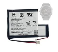 HIGHAKKU Batterie de rechange 361-00098-00 modèle ASDB542437-P1 compatible avec montre connectée Gar-min Fenix 5X Running / 5X Plus