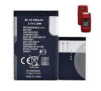 HIGHAKKU Batterie de rechange BL-4C compatible avec Easy-Fone Prime A1, A2, A5 Smartphone cellulaire