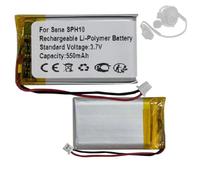 HIGHAKKU Batterie de rechange compatible avec casque Bluetooth Sena SPH10 SPH10-10, SMH5 FM, SMH5D