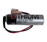 HIGHAKKU Batterie de rechange ER6 V/3,6 V compatible avec système M70 M60 ER6VC119A ER6V119B Contrôleur logique programmable avec prise marron