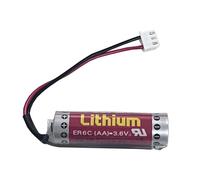 HIGHAKKU Batterie de rechange ER6C AA ER6C 3,6 V compatible avec PLC FX2N-128MR FX2N-48MT FX1N PLC MAXELL F2-40BL