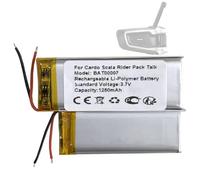 HIGHAKKU Batterie de rechange SRPT0102, BAT00007 compatible avec Car-do Packtalk Bold, Packtalk Duo, Packtalk Slim, Scala Rider