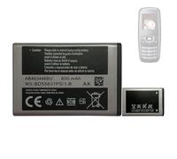 HIGHAKKU Batterie de Remplacement Compatible avec Samsung C120, C130, C140, D520, E250, E870, E900, i320, M3200 Beat S, X530, X680 AB463446BU