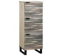 Highboard bois de manguier massif Rangement pour le salon Cabinet de vidaXL vida