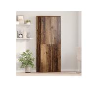 Highboard Bois Vieilli 70x35x180 cm Bois aggloméré