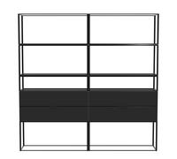 Highboard Fischer Design 26 180x38x174,5cm with 4 drawers/with 6 open boxes