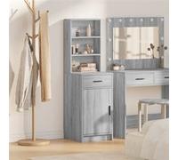 vidaXL Buffet Haut Gris Sonoma 40x41x135 cm Bois d'ingénierie