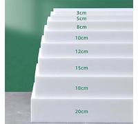 HighDensity Mousse à mémoire de forme 35D pour coussin de canapé, rembourrage épais pour chaise, panneau en mousse légère pour chaise de bureau et banc (10 cm, 120 x 40 cm)