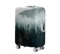 Highdi 3D de Paysages Housse Valise,18-32 Pouces Housse de Valise Elastique, Housse Protection Valise Réutilisable, Housse de Bagage Portable, Adaptée Bagages S-XL (Montagnes,XL)