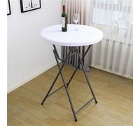 Highdi Couleur Unie Nappe Ronde avec Bord Élastique, Nappe de Table Anti-Tache Antidérapante Nappe Jardin Exterieur Protection Table Ronde Extensible (ф80cm,Blanc)