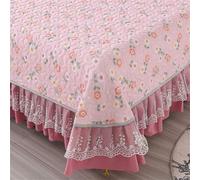 Highdi Couvre Lit Estampes Pastorales, Matelassé Dessus de Lit Jeté De Canapé Confort et Douceur, Microfibre Plaid Canape, Lavable Couvertures pour Salon, Chambre à Coucher (Corail,220x260cm)