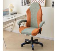 Highdi Housse Chaise Gaming avec Accoudoir, Housses de Chaise de Jeu Extensible Housse Chaises de Gamer Anti Griffe de Chat Housse de Chaise de Bureau Gaming Ordinateur Élastique (Patchwork 7)