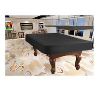 Highdi Housse de Protection pour Table de Billard avec Cordon de Serrage, Couverture de Table de Billard Imperméable et Anti-poussière pour Housse de Billard Intérieur et Extérieur (235*133*21cm,Noir)