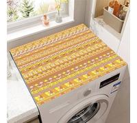 Highdi Housse Machine a Laver Coussin de Antidérapant, Contre Les Rayures Protection Machine a Laver Universelle Douce et Découpable pour Sèche-Linge, Cuisines,Bains (Boho 8,30x40cm)