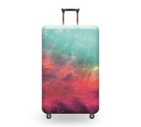 Highdi Housse Valise et Univers Merveilleux Housse de Valise Elastique, Housse Protection Valise Réutilisable, Housse de Bagage Portable, Adaptée aux Bagages S-XL (Rouge,XL (30-32 Pouces))