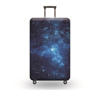 Highdi Housse Valise et Univers Merveilleux Housse de Valise Elastique, Housse Protection Valise Réutilisable, Housse de Bagage Portable, Adaptée aux Bagages S-XL (Bleu foncé,XL (30-32 Pouces))