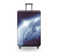 Highdi Housse Valise et Univers Merveilleux Housse de Valise Elastique, Housse Protection Valise Réutilisable, Housse de Bagage Portable, Adaptée aux Bagages S-XL (Planète,S (18-20 Pouces))