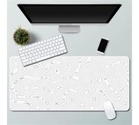 Highdi Jeu Tapis de Souris Grand XXL/XL, Tapis de Souris Gaming avec Caoutchouc Antidérapant Tapis de Souris de Jeu Extended Tapis de Clavier PC Office (D,500 * 1000 * 3mm)