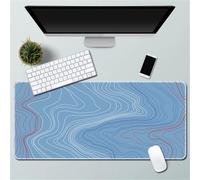 Highdi Jeu Tapis de Souris Grand XXL/XL, Tapis de Souris Gaming avec Caoutchouc Antidérapant Tapis de Souris de Jeu Extended Tapis de Clavier PC Office (A,400 * 1000 * 3mm)
