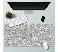 Highdi Jeu Tapis de Souris Grand XXL/XL, Tapis de Souris Gaming avec Caoutchouc Antidérapant Tapis de Souris de Jeu Extended Tapis de Clavier PC Office (C,400 * 1000 * 3mm)