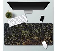 Highdi Jeu Tapis de Souris Grand XXL/XL, Tapis de Souris Gaming avec Caoutchouc Antidérapant Tapis de Souris de Jeu Extended Tapis de Clavier PC Office (G,500 * 1000 * 3mm)