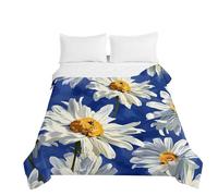 Highdi Microfibre Bedding Couette, 2.5 Tog Couette Ete 3D Marguerite, Lavable et Poids Léger Grande Jetés de Lit pour Lits Simple et Double Personnes (Marguerite 1,200x230cm)