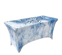 Highdi Nappe Extensible Spandex Housse de Table Élastique (Mandalas 1,4FT)