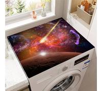 Highdi Style de Planète 3D Housse de Protection pour Machine à Laver Top,Coussin de Machine à Laver Antidérapant Housse de Machine à Laver pour Machine à Laver Ou Sèche-Linge (Planète,40x50cm)