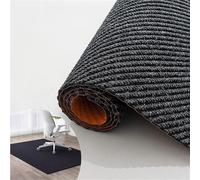 Highdi Tapis Chaise de Bureau, Sergé Tapis Chaise Gaming Antidérapant TPE Facile à Nettoyer, Protection de Sols Durs, Bois de Sol, Carrelage pour Bureau Salle de Jeux (Gris foncé,100x120cm)