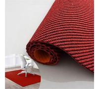 Highdi Tapis Chaise de Bureau, Sergé Tapis Chaise Gaming Antidérapant TPE Facile à Nettoyer, Protection de Sols Durs, Bois de Sol, Carrelage pour Bureau Salle de Jeux (Rouge,100x120cm)