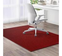 Highdi Tapis Chaise de Bureau, Tapis Chaise Gaming Antidérapant Facile à Nettoyer Dessous TPE, Protection de Sols Durs, Bois de Sol, Carrelage pour Bureau (Rouge vin,60x120cm)