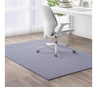 Highdi Tapis Chaise de Bureau, Tapis Chaise Gaming Antidérapant Facile à Nettoyer Dessous TPE, Protection de Sols Durs, Bois de Sol, Carrelage pour Bureau (Gris bleuté,60x120cm)