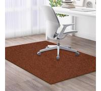 Highdi Tapis Chaise de Bureau, Tapis Chaise Gaming Antidérapant Facile à Nettoyer, Dessous TPE, Protection de Sols Durs, Bois de Sol, Carrelage pour Bureau (Marron,90x120cm)