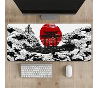 Highdi Tapis de Souris Grand, Desk Mat Couleur de la Montagne Tapis de Souris Gaming avec Caoutchouc Antidérapant Tapis de Souris de Jeu Tapis de Clavier PC Office (pavillon,300 * 600 * 3mm)