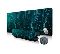 Highdi Tapis de Souris Grand, Impression de 3D Tapis de Souris Gaming avec Caoutchouc Antidérapant Tapis de Souris de Jeu Extended Tapis de Clavier PC Office (300 * 800 * 3mm,Style de Motif 7)