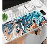 Highdi Tapis de Souris Grand, Sables Mouvants XXL Tapis de Souris Gamer Tapis de Souris Gaming avec Caoutchouc Antidérapant Tapis de Souris de Jeu Extended Tapis de Clavier PC Office (D,300*700*3mm)